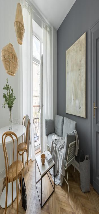 painting room with Grey Colour