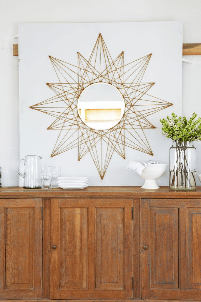 Star Mirror-DIY Home Décor Ideas to Spruce your Space