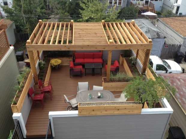 Simplest Rooftop Terrace Design Ideas, Rooftop Terrace House Plans