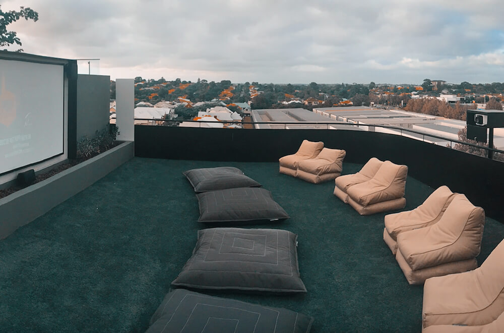rooftop cinema idea