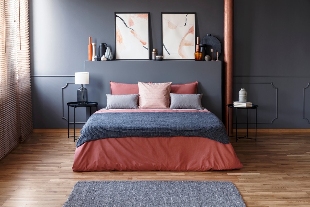 grey bedroom walls color combinations