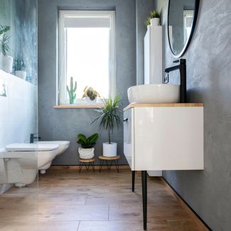 scandinavian style bathrooms