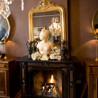 decoration in interior with window