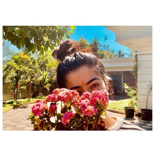 Front Lawn Of Rashmika Mandanna's House