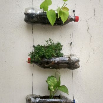 Plastic Bottle Flower Pot Design