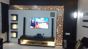 PVC Main Hall Modern Tv Unit Design