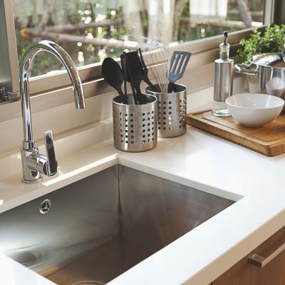 How To Get Rid Of The Smell In The Kitchen Sink