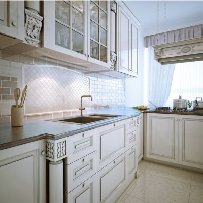 Kitchen Counter Marble Design
