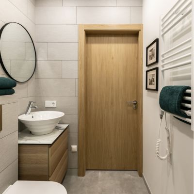 Small Bathroom Door Design 