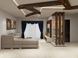 New in Gypsum Ceiling Design trend is the Sleek Rafter