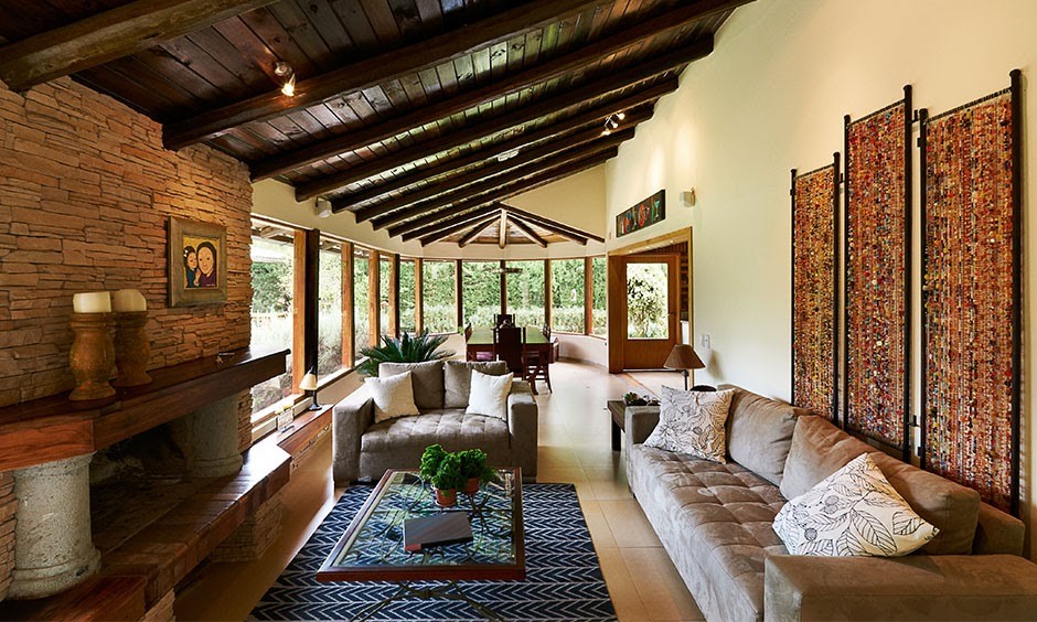 Modern Farmhouse Design - Living Room 
