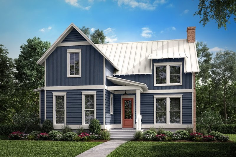 Small Farmhouse Design Idea With an Island Kitchen Small Farmhouse Design Idea With an Island Kitchen