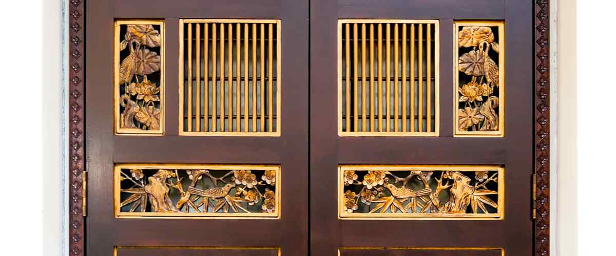 Lotus-Motifs for the Design of a Wooden Jali Door