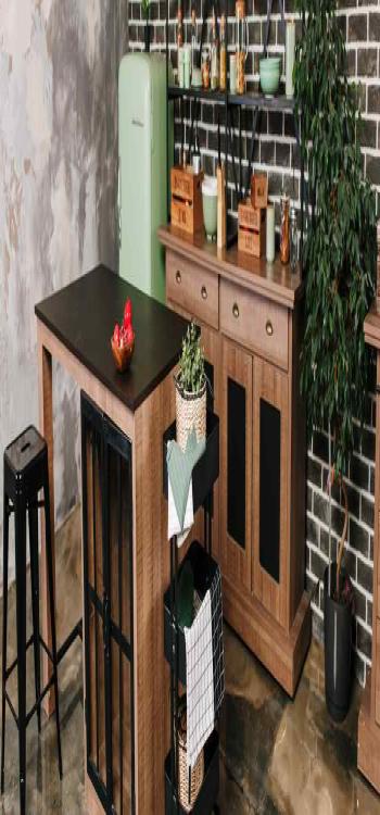 Industrial Style Storage Table