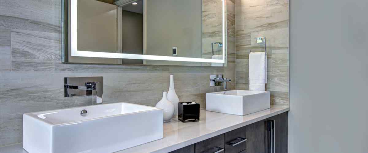 Light Washbasin Mirror design