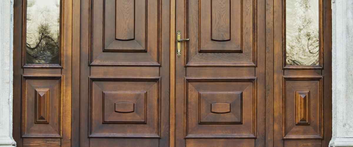 Solid Wooden Double Door Designs For The Main Door