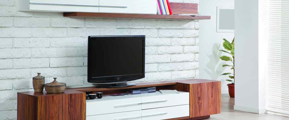 Wooden TV Unit Designs in the Living Room
