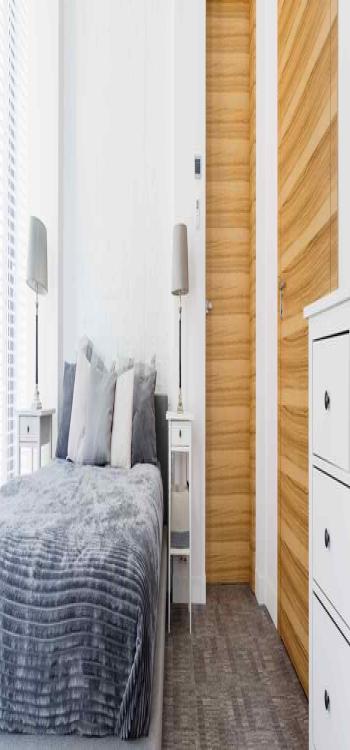 Bedroom flush door design