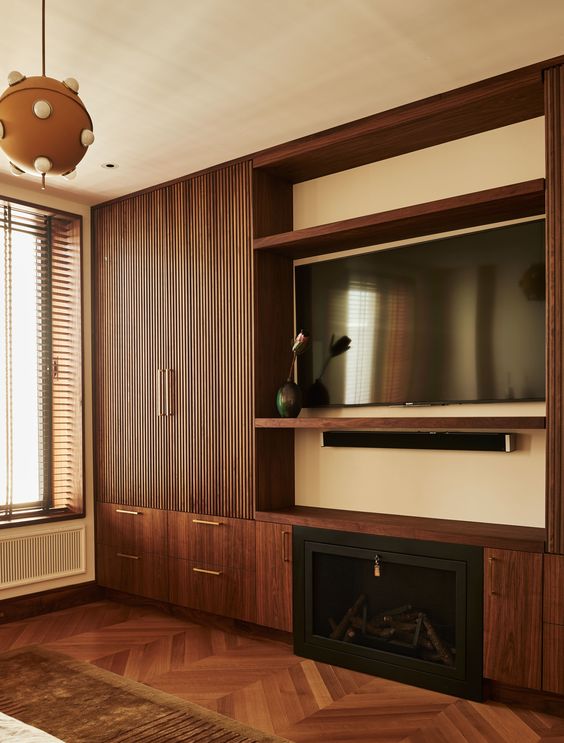 Intricate Two-Door Bedroom Cabinet Design