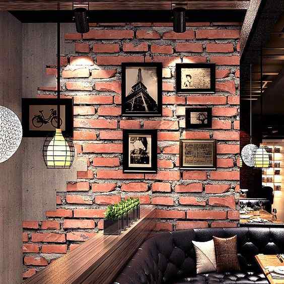 Brick Wallpaper Design: A Simple and Quick DIY Project