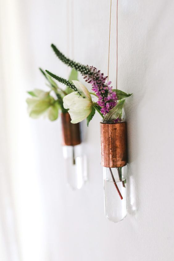 Create your little nursery with upcycled test tubes