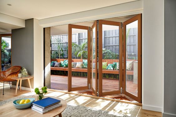  Oversized Wooden Panel Door With Oversized Glass