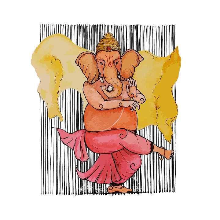 Ganesha wall painting
