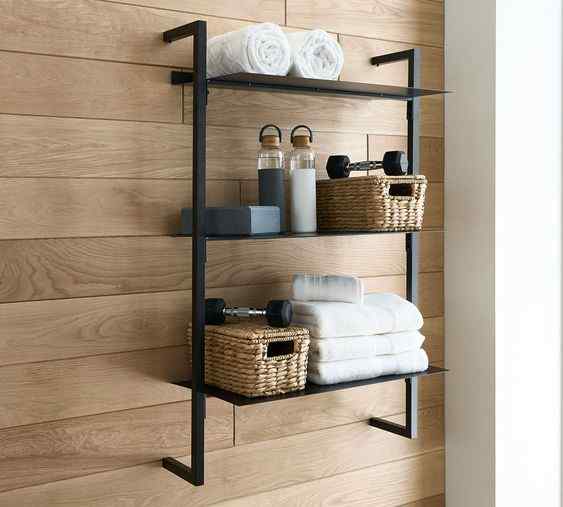Bathroom shelves designe