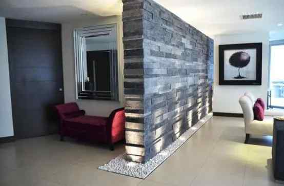 Elevation Wall Tiles Featuring a Stonewall Print