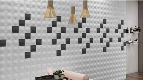 Wall Tiles in a Milky White Colour 
