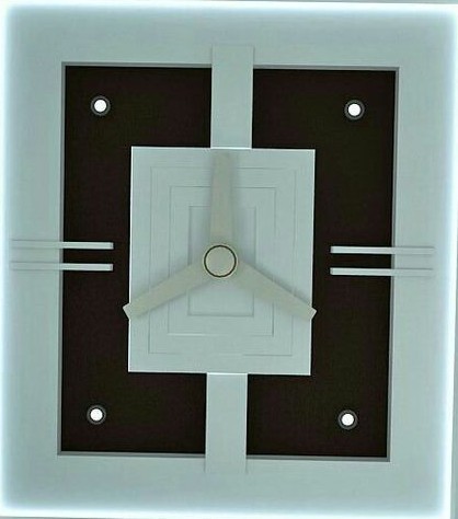 False Ceiling With A Coffered Design