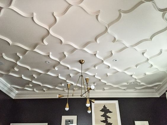Traditional False Ceiling Design for Drawing Room 