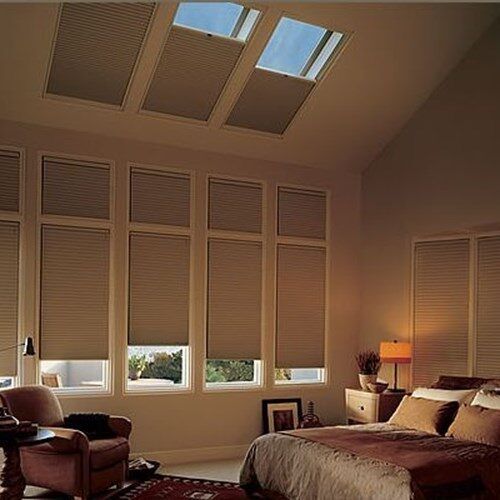  Balconies that get a lot of sunlight work well with window designs with blinds to block the sunlight whenever needed