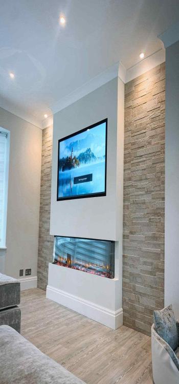 How to Make the Living Room look Elegant with Rightly Chosen TV Wall Design  | by Asian Interior Services | Medium