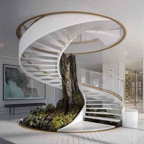 Round Stairs Design For Your Home