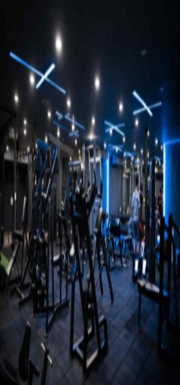 Blue Fitness Room