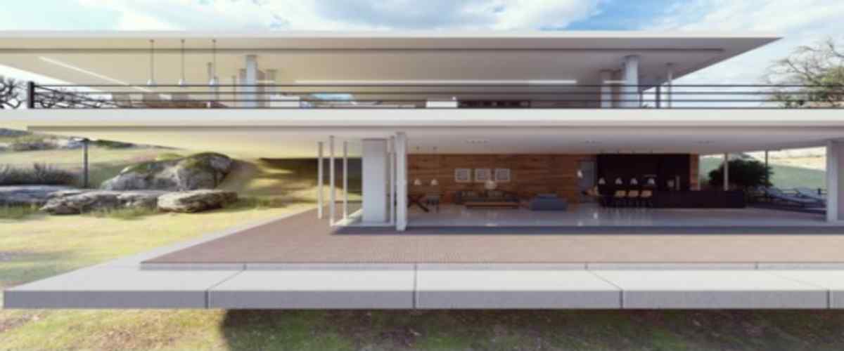 3D House Front Elevation
