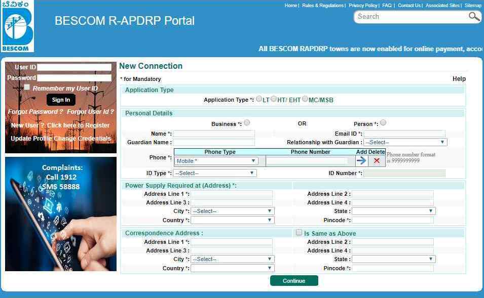 Bescom Bangalore Online Bill Payment Portal Bescom Bangalore Online Bill Payment Portal