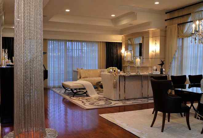 rectangle living room dining room combo