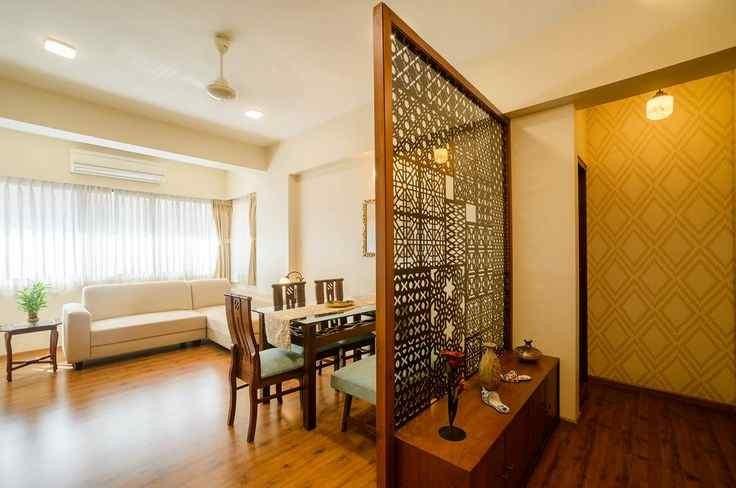Wooden Partition Walls for Living Room