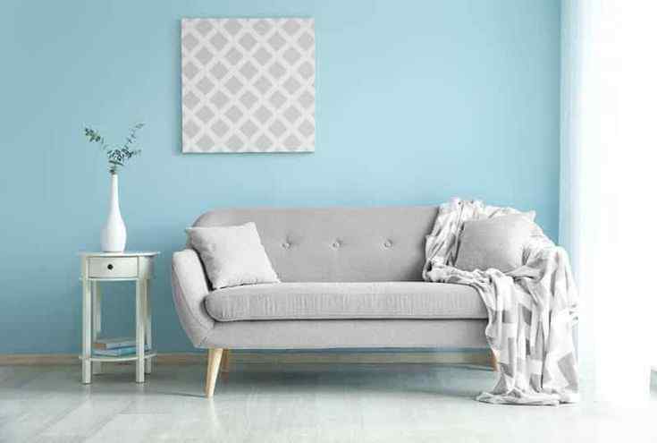 Blue Colour Wall Paint Design