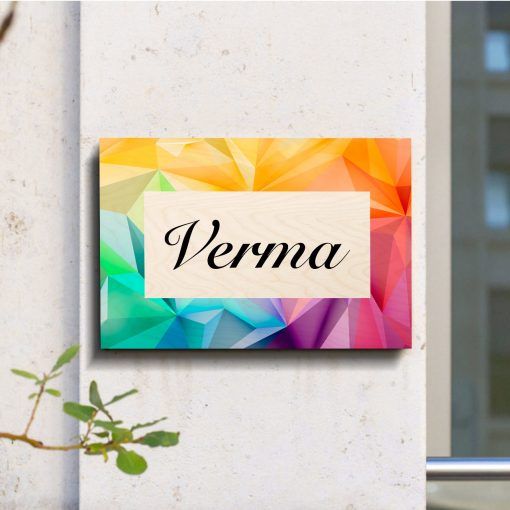 acrylic name plate design

