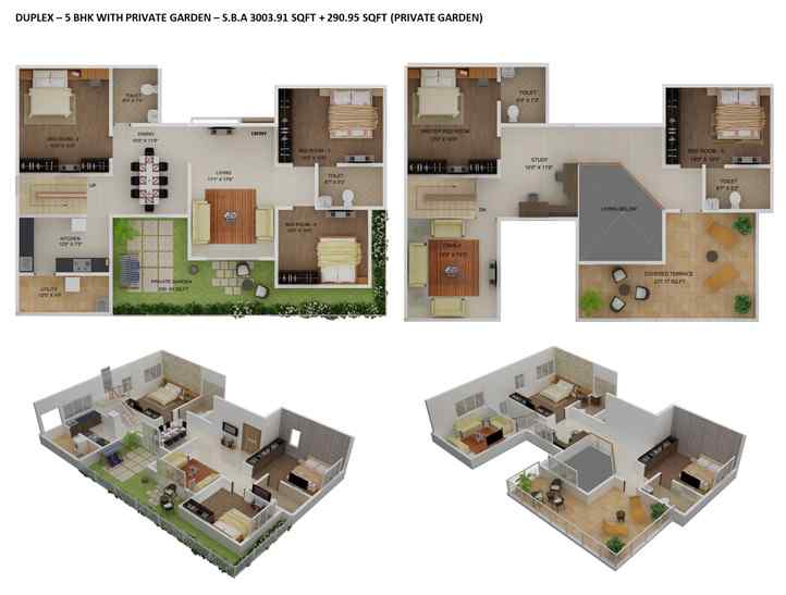 5 BHK House Design Ideas