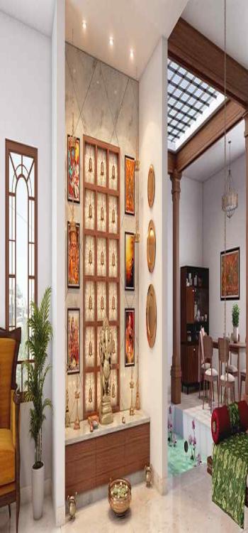 pooja room tiles design