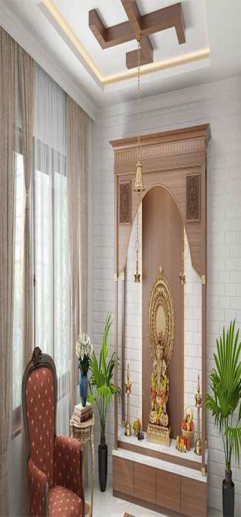 pooja room false ceiling design