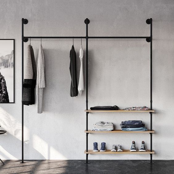 Adjustable Racks in a Minimalist Style 