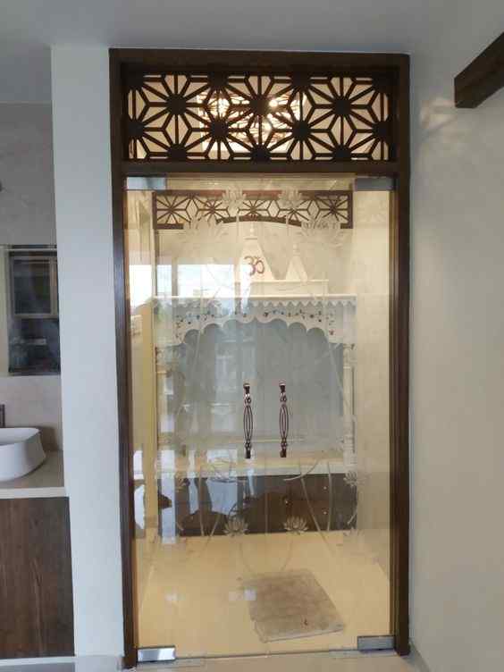 Plywood Mandir Design