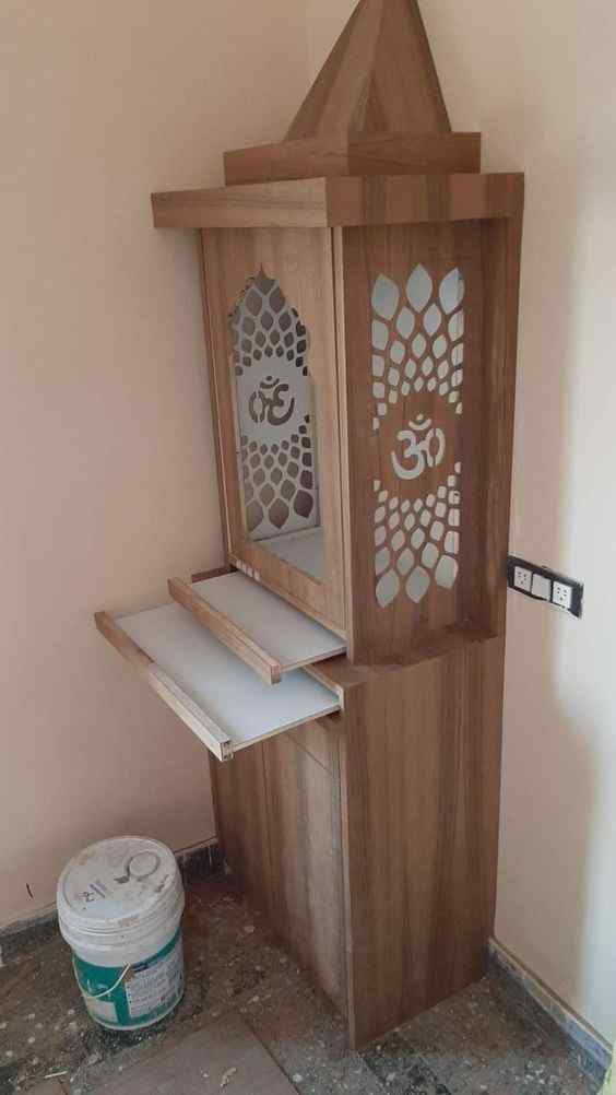 Plywood Mandir Design