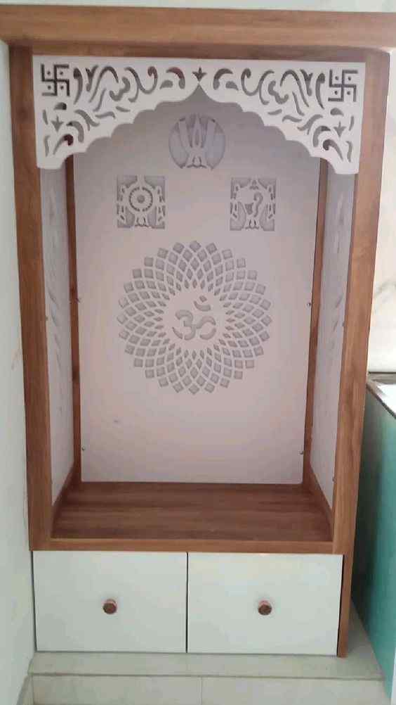 Plywood Mandir Design
