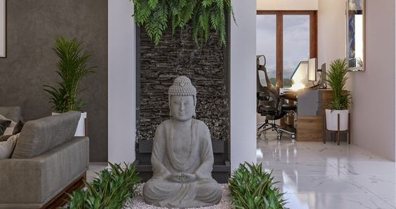 Living Room Temple Design